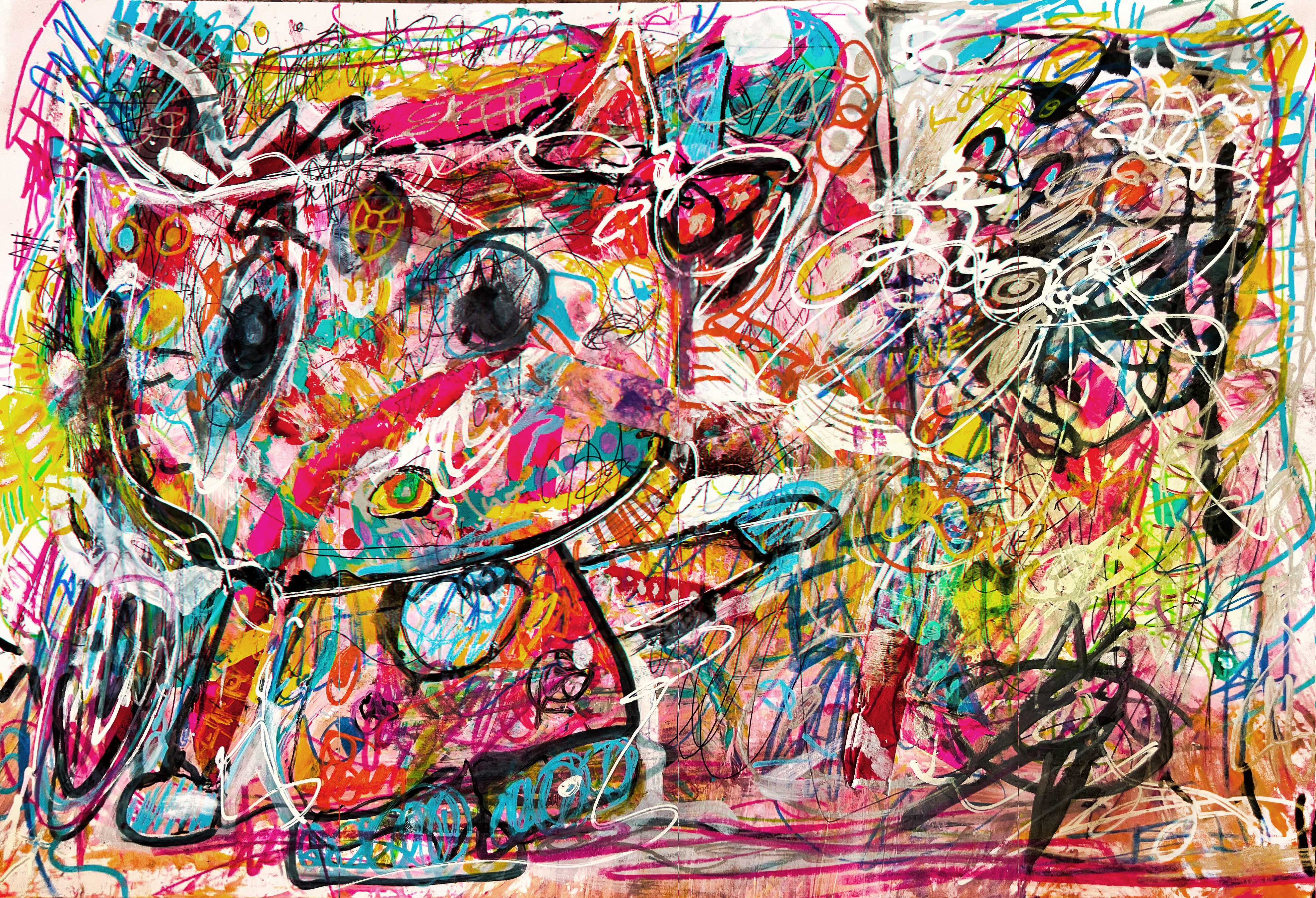 ''Halo Kitty in a Colorful Weirdness Gem, Noquia 5000''