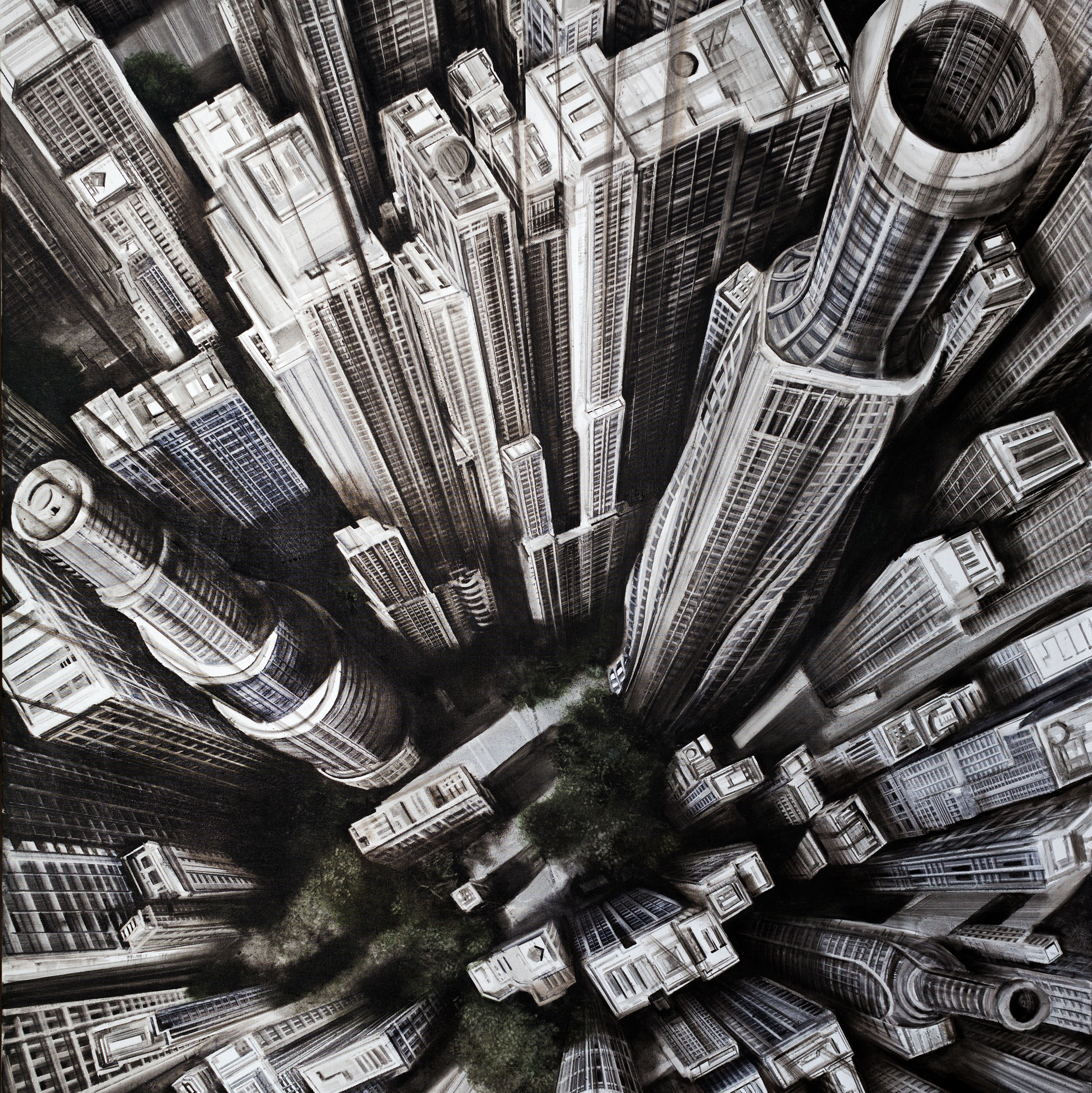 Fabio Giampietro - SuperRare Marketplace v2 - Drunken City Vertigo - NFT # 21029