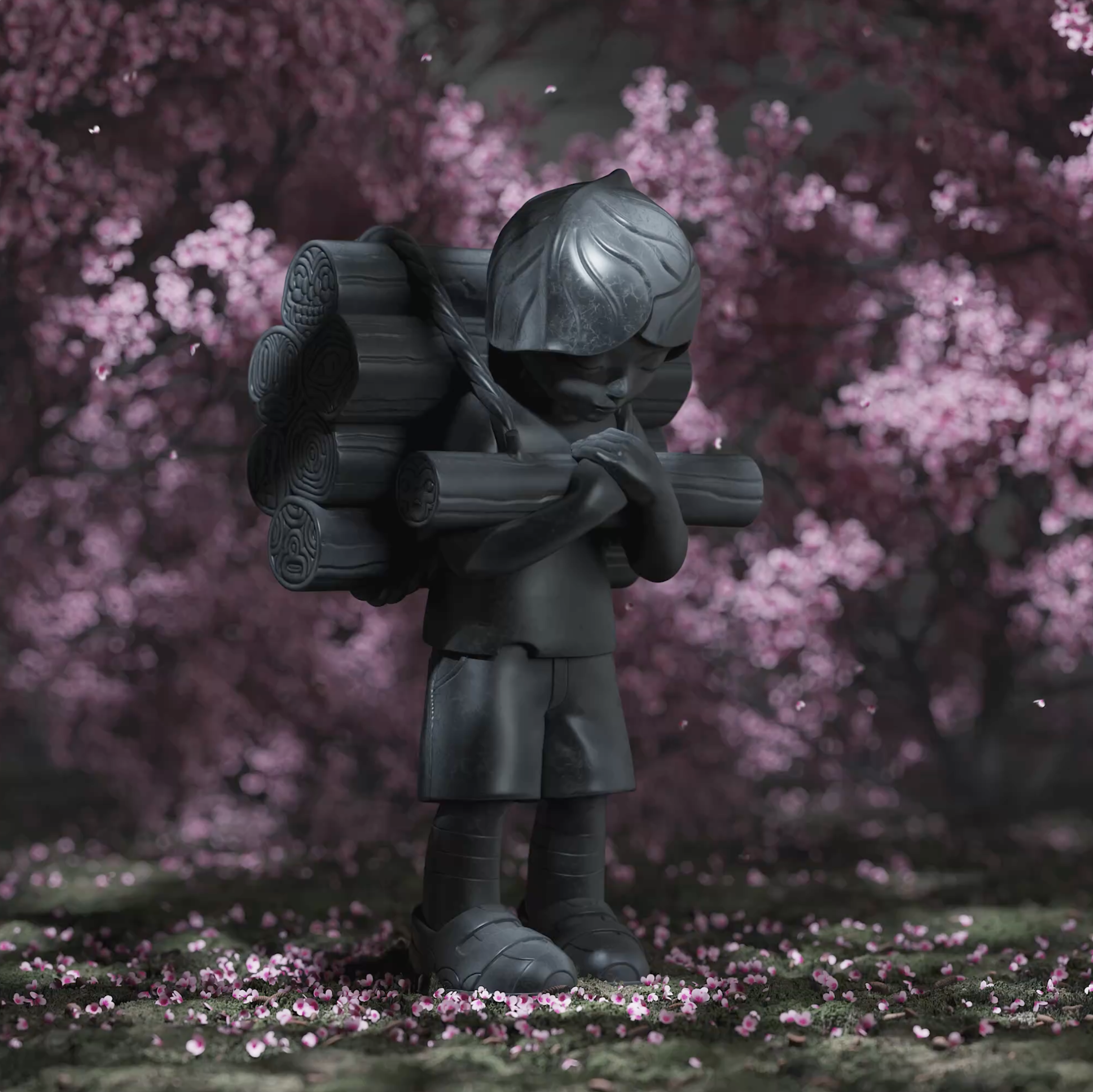 James Jean - SuperRare Marketplace v2 - Woodcutter Blossoming - NFT # 34067