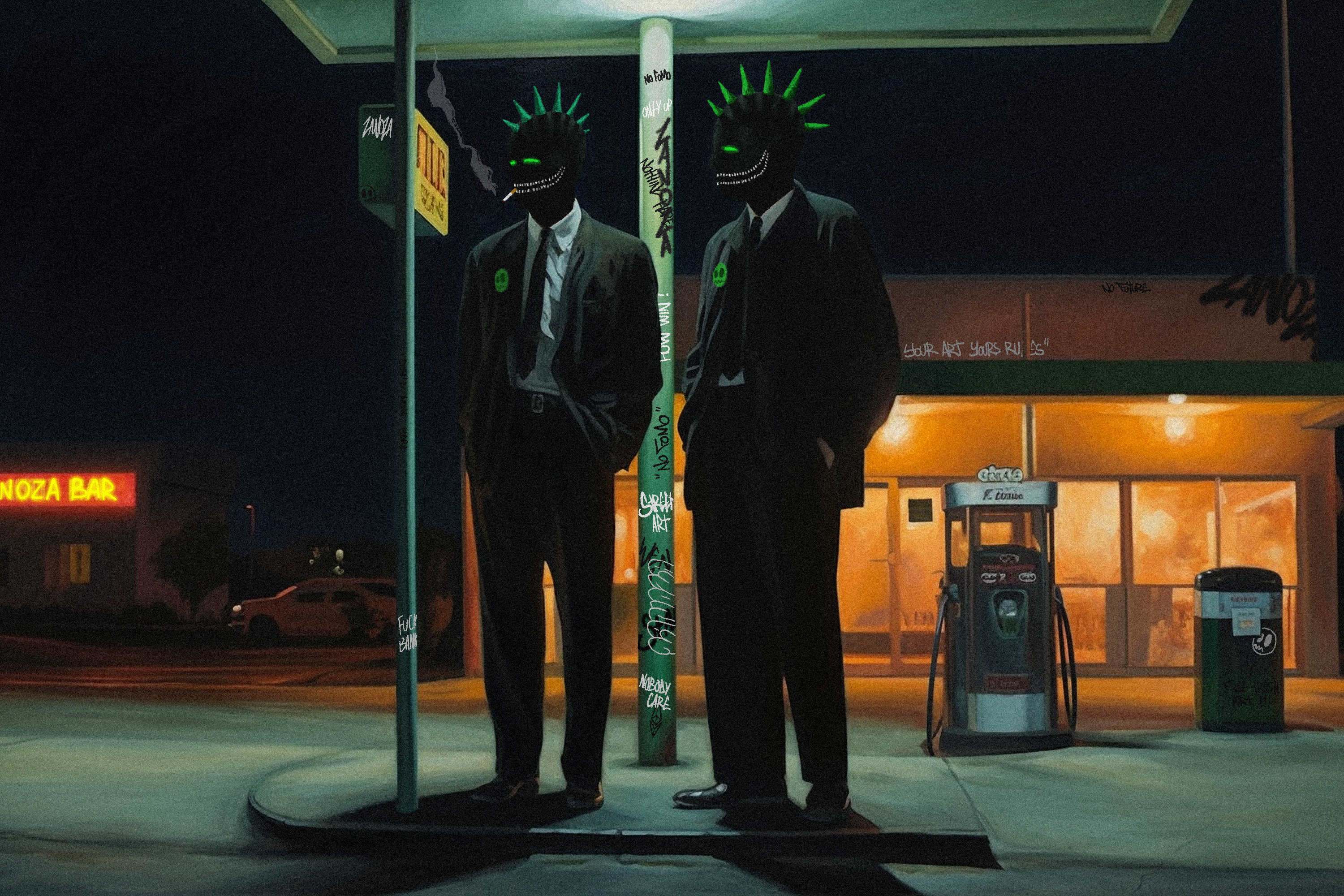 Gas station