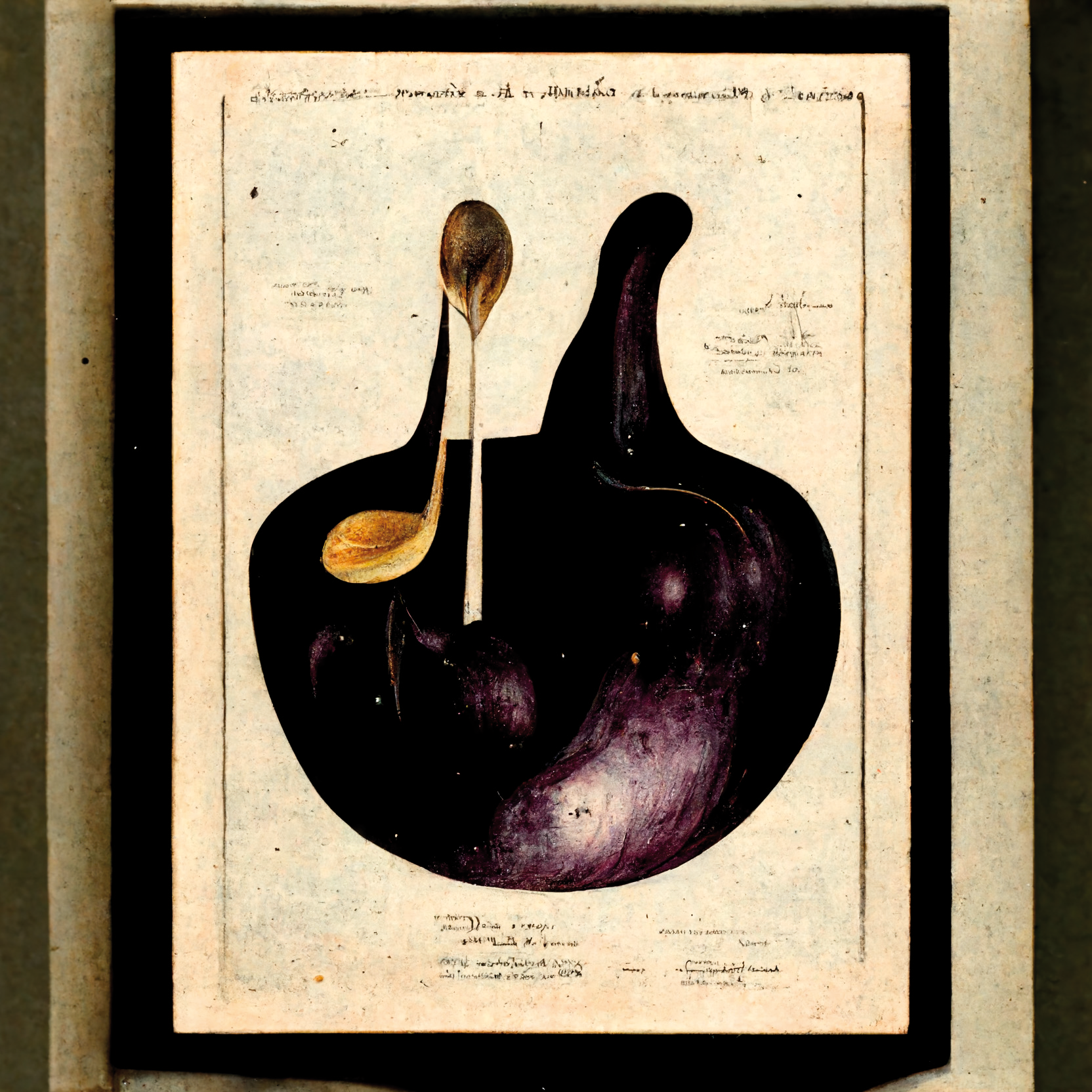 Les ombres de l'aubergine en C majeur