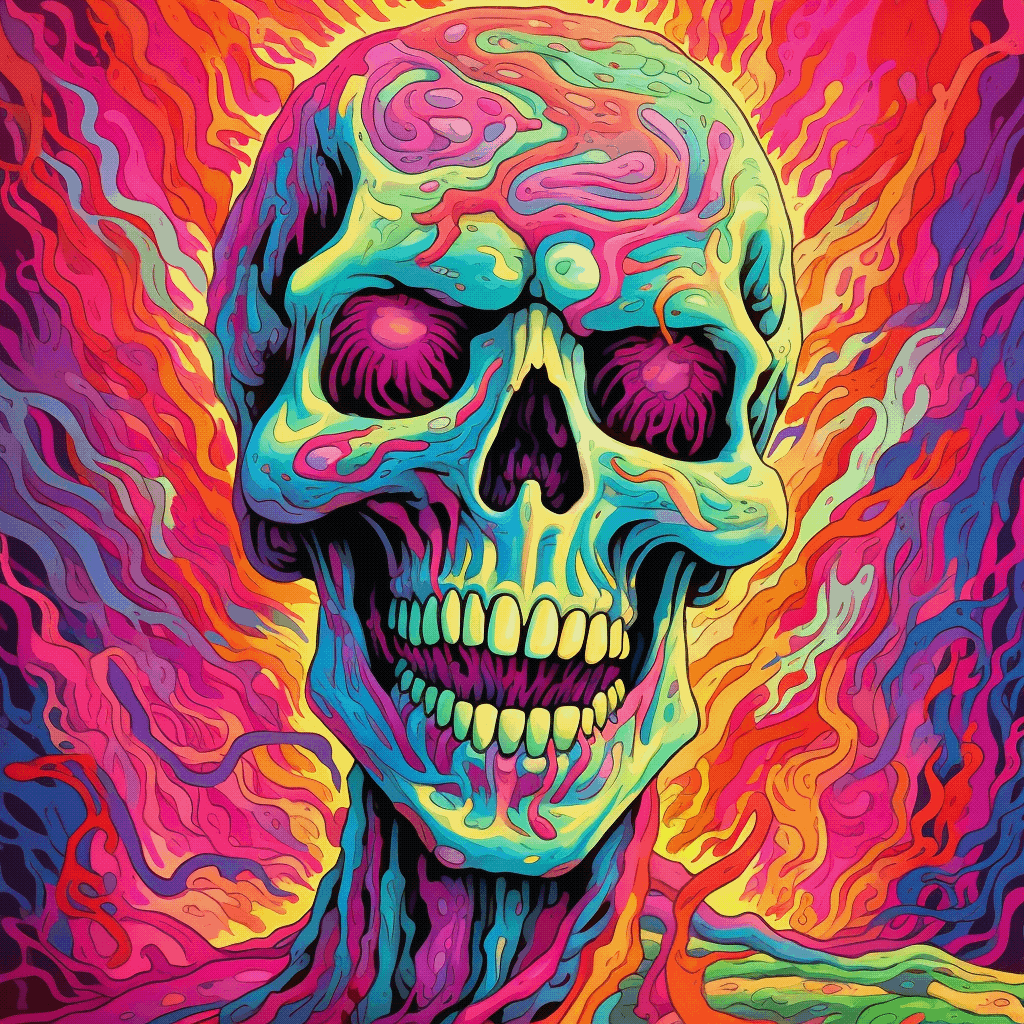 Colorful remains 