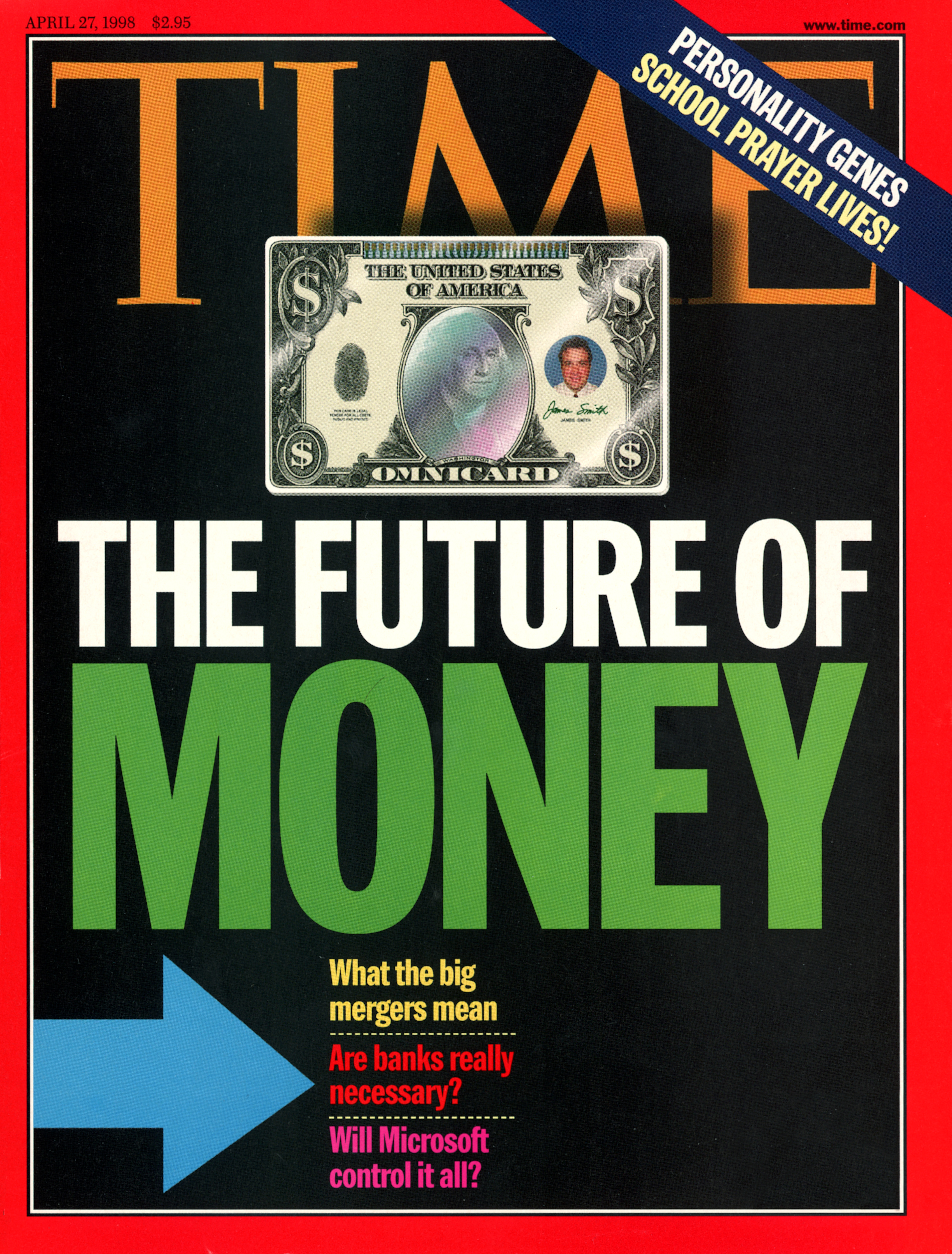 Time - SuperRare Marketplace v2 - TIME The Future of Money - April 27th, 1998 - NFT # 29938