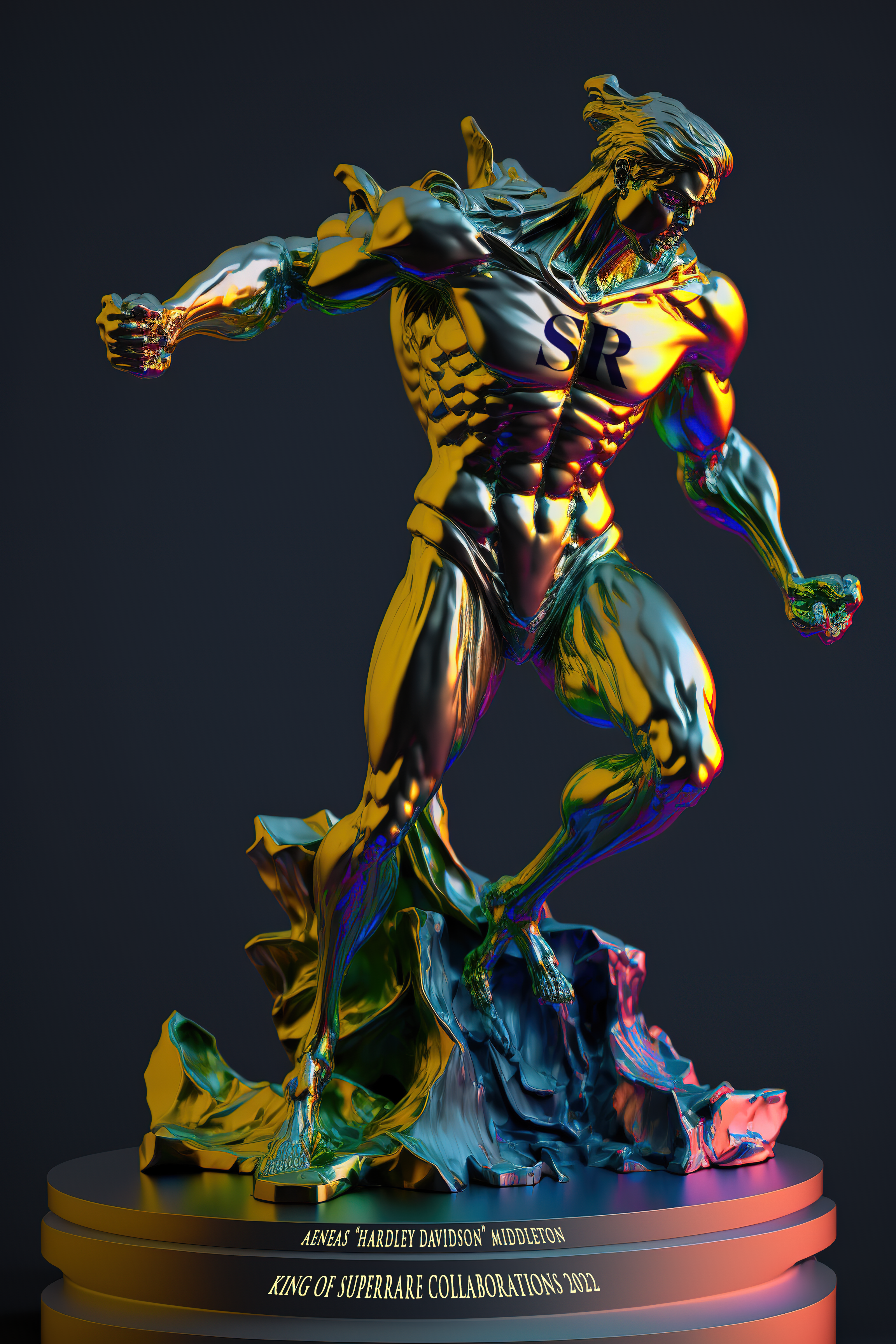 King of SuperRare Collaborations 2022 Trophy Award