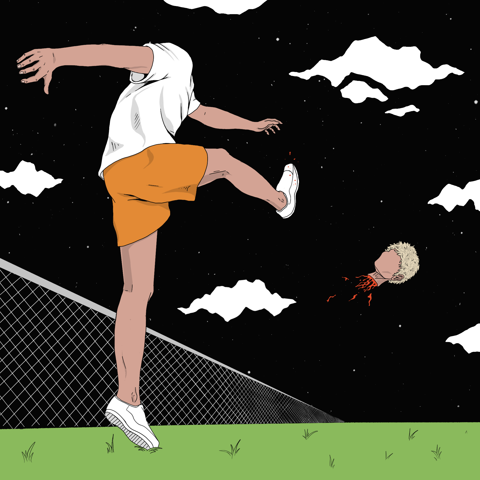 Authentic Digital Art Kicking Myself SuperRare