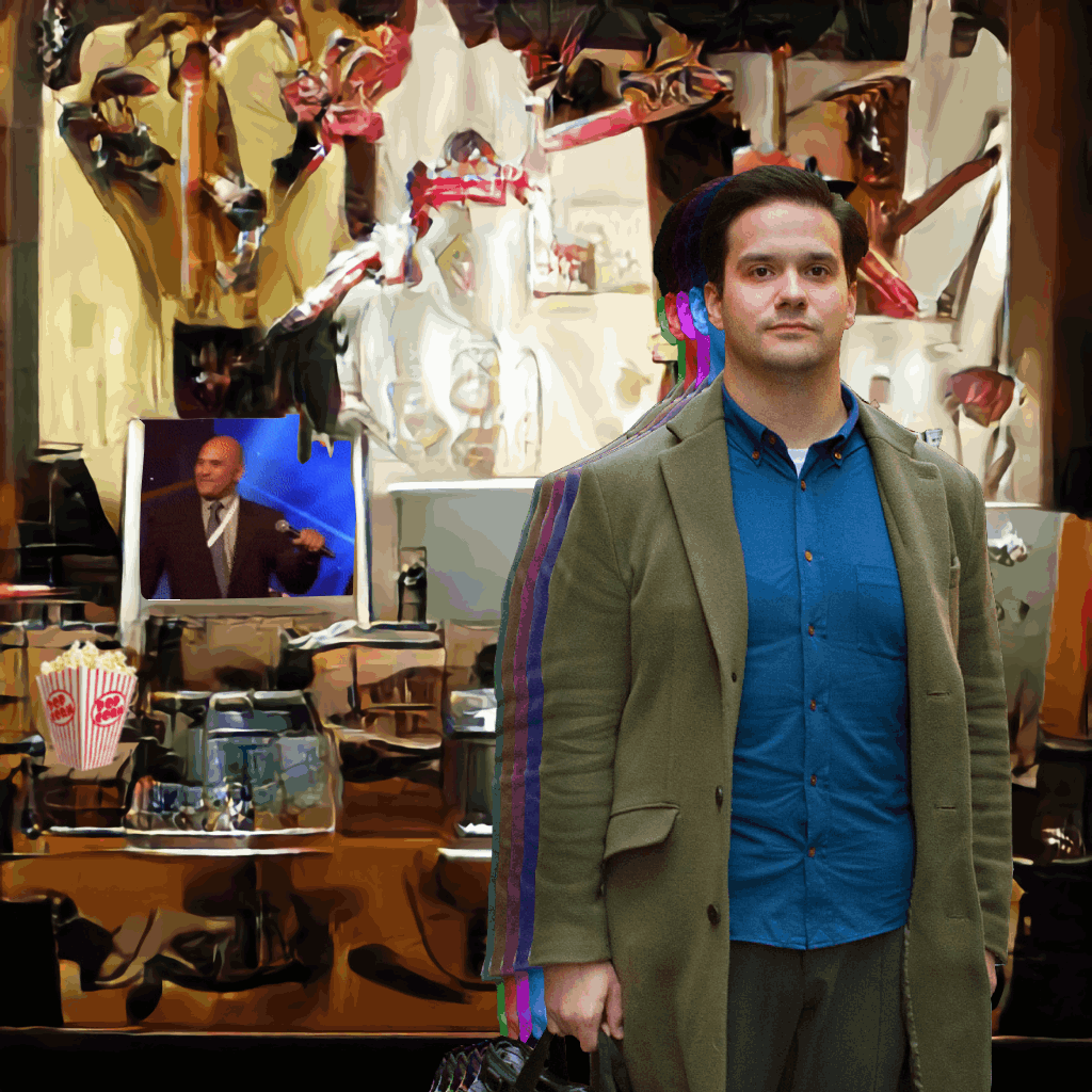 Authentic Digital Art Popcorn Time with Karpeles SuperRare