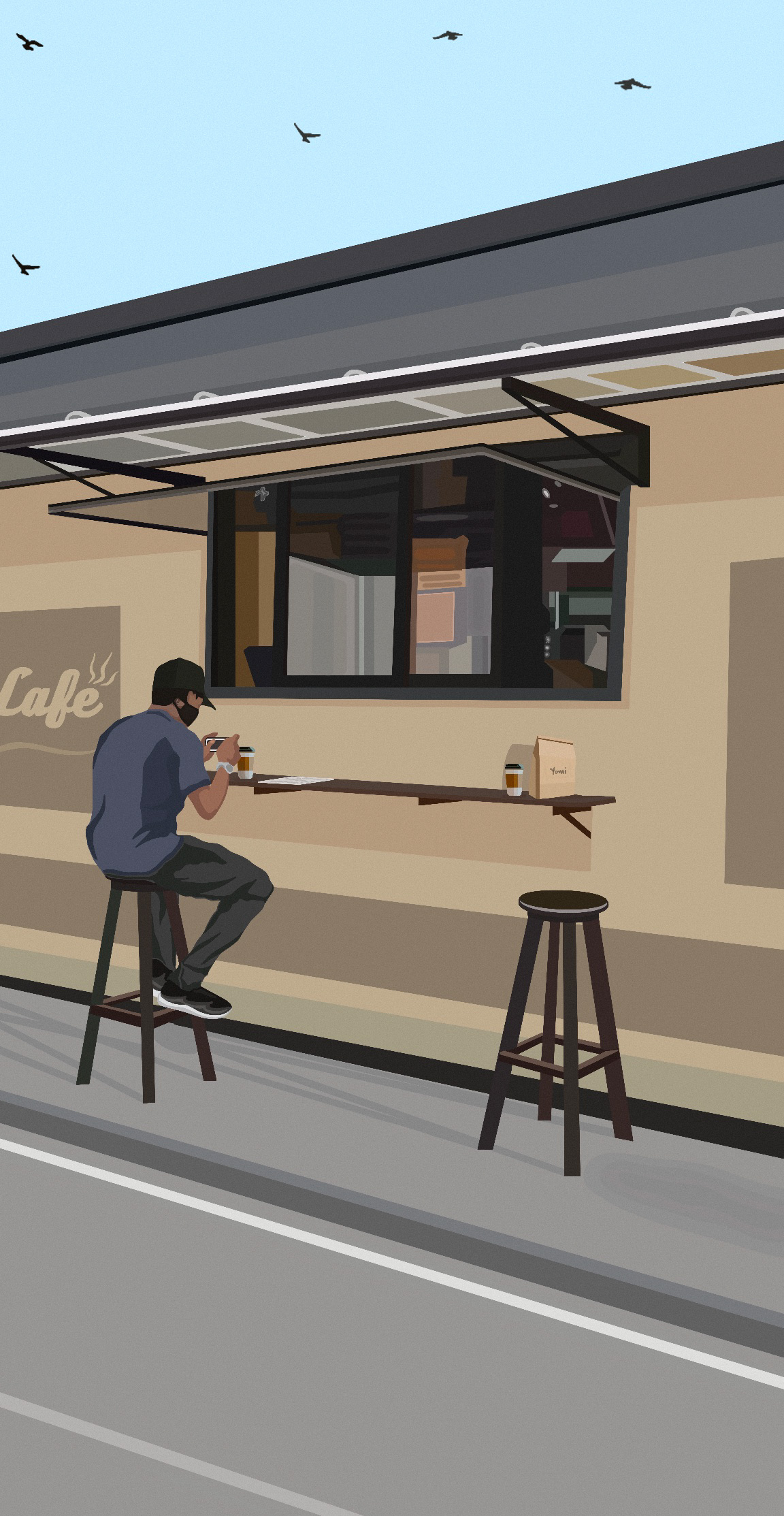 A Quick Stop at The Cafe