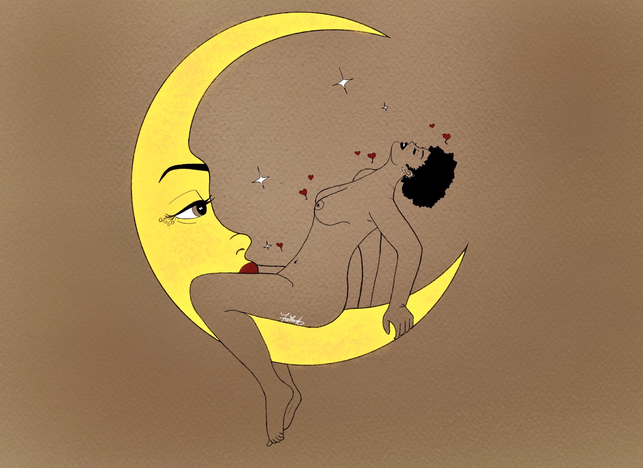 Kisses by moonlight