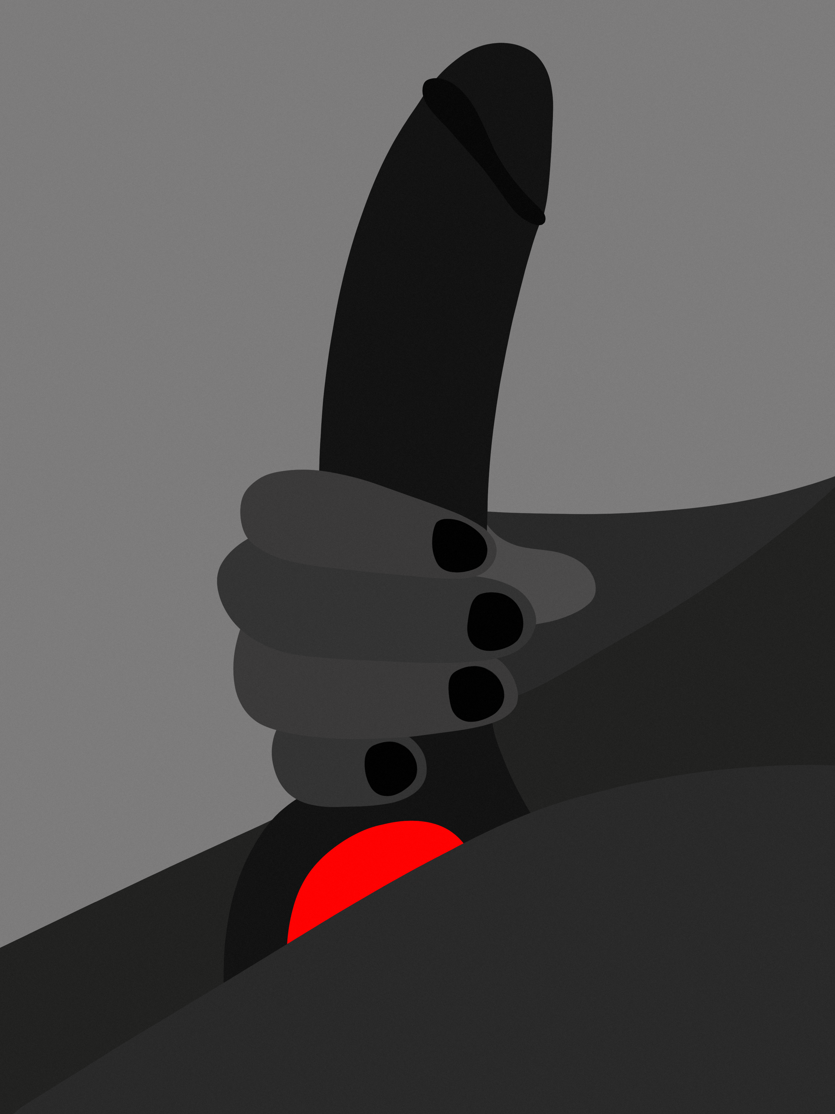 He