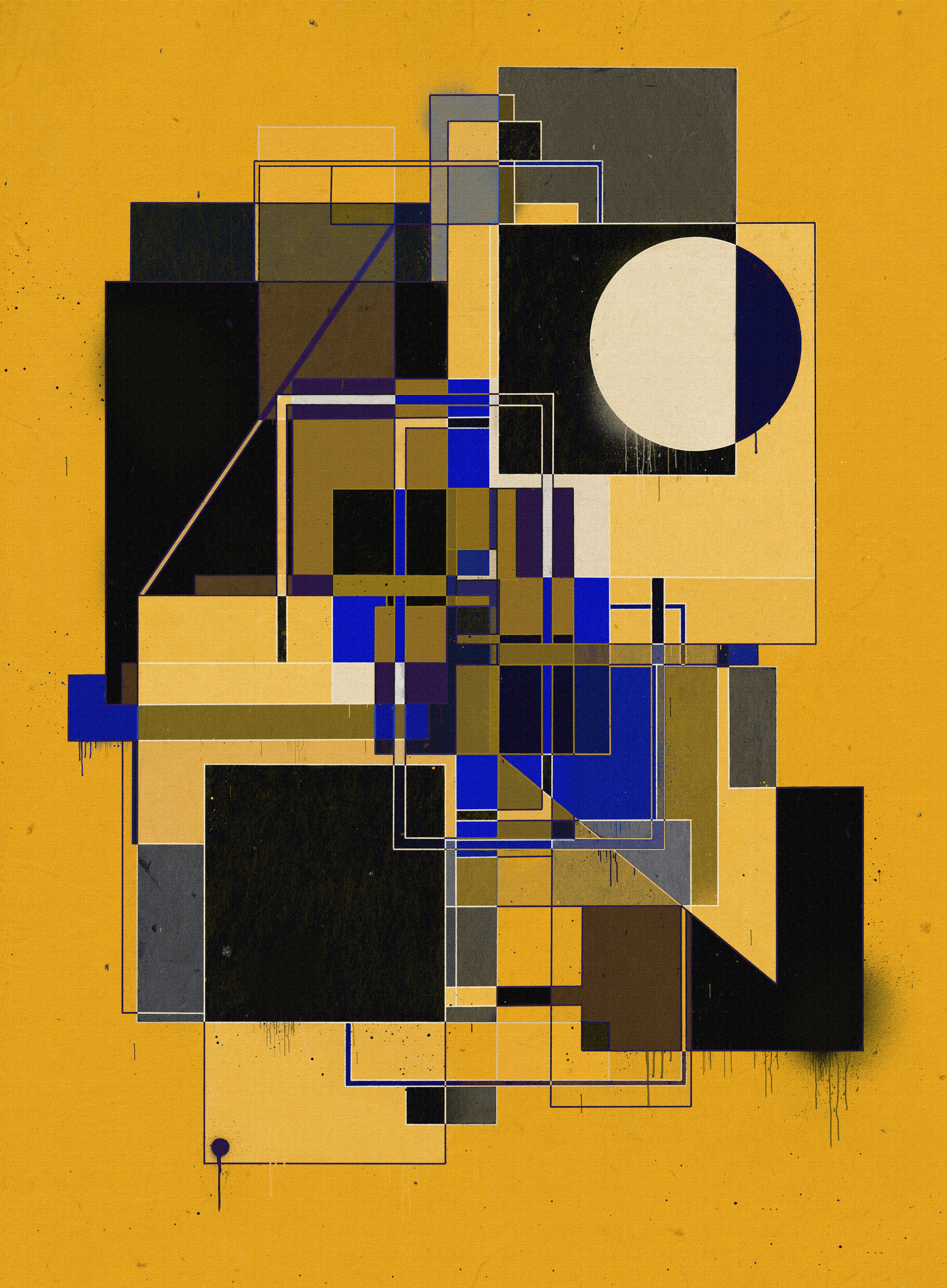 Untitled (Yellow and Blue)