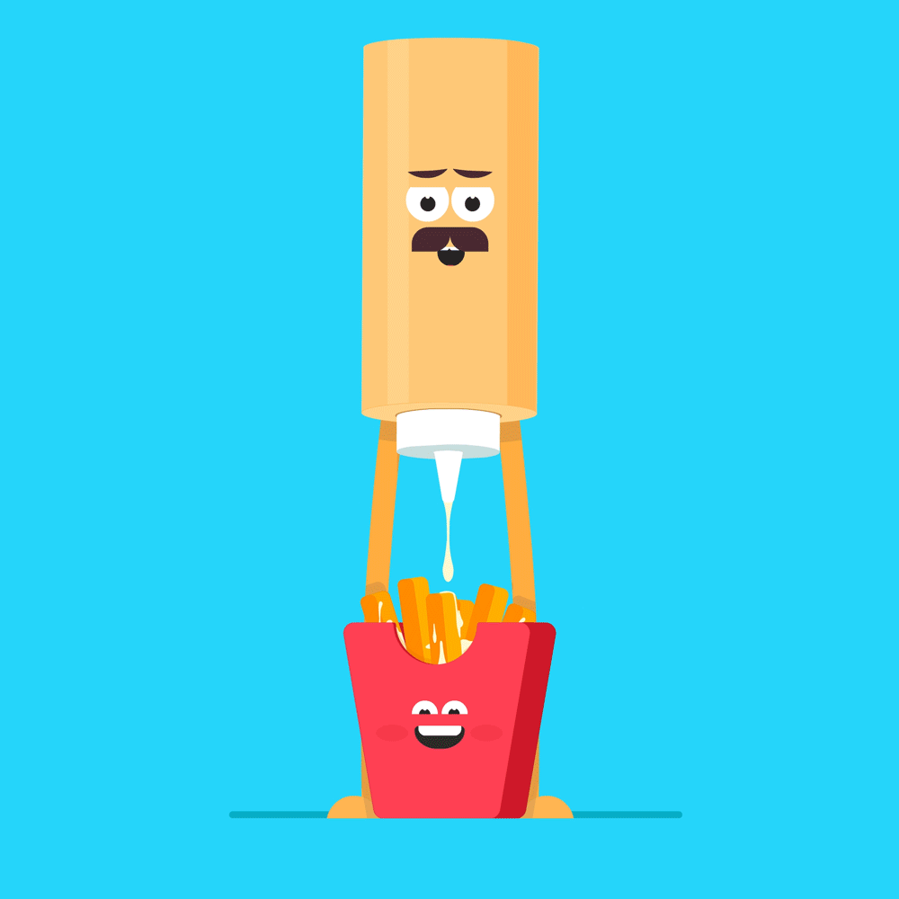 Authentic Digital Art Dutch Fries SuperRare