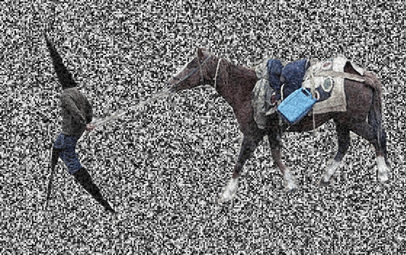 Authentic Digital Art Horse Thief GIF SuperRare