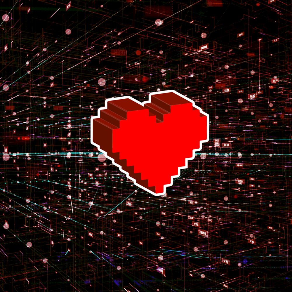 Authentic Digital Art - CODED LOVE - Heart Pump (Digital) | SuperRare