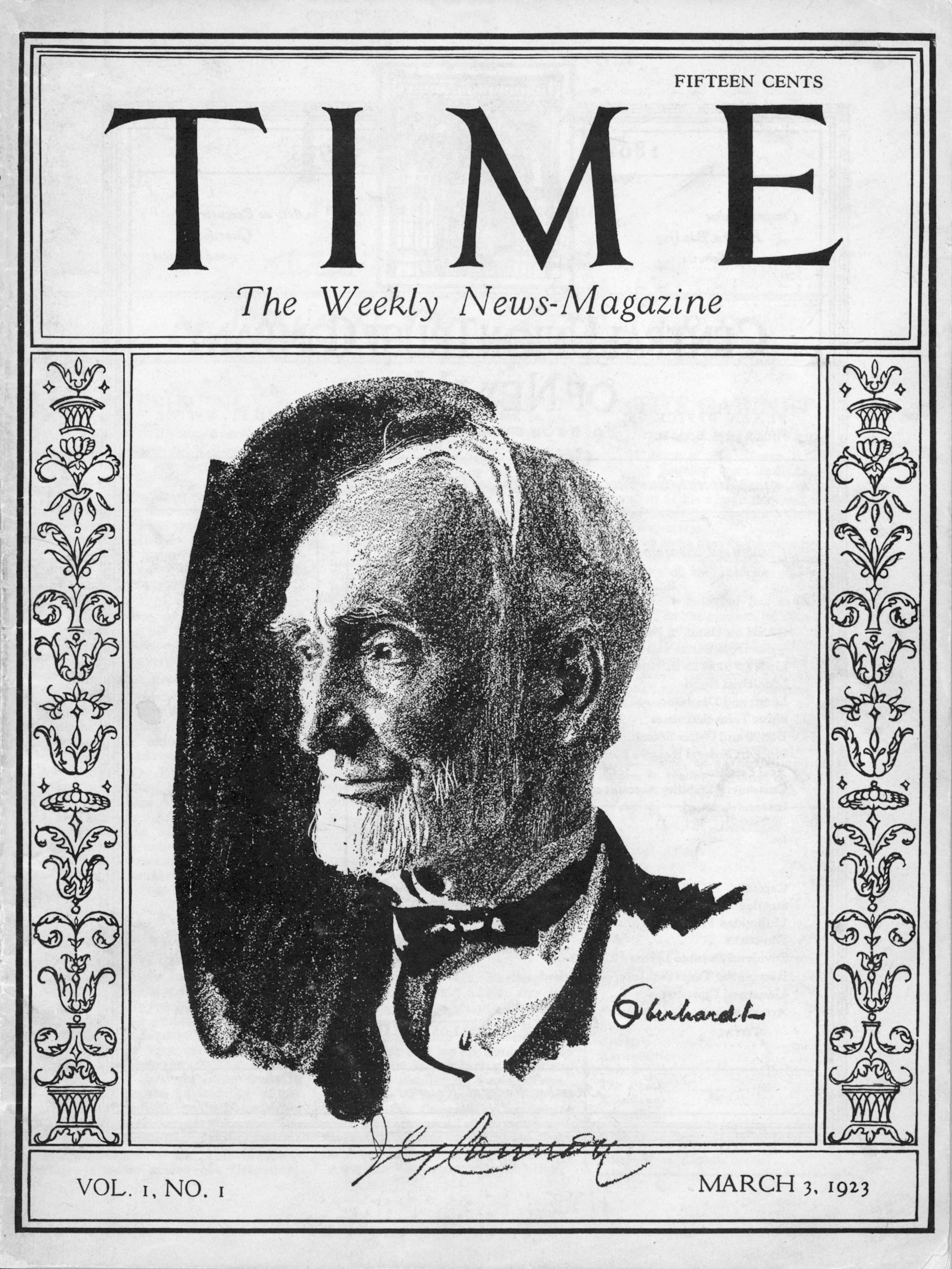 Time - SuperRare Marketplace v2 - TIME First Issue - March 3, 1923 - NFT # 24645