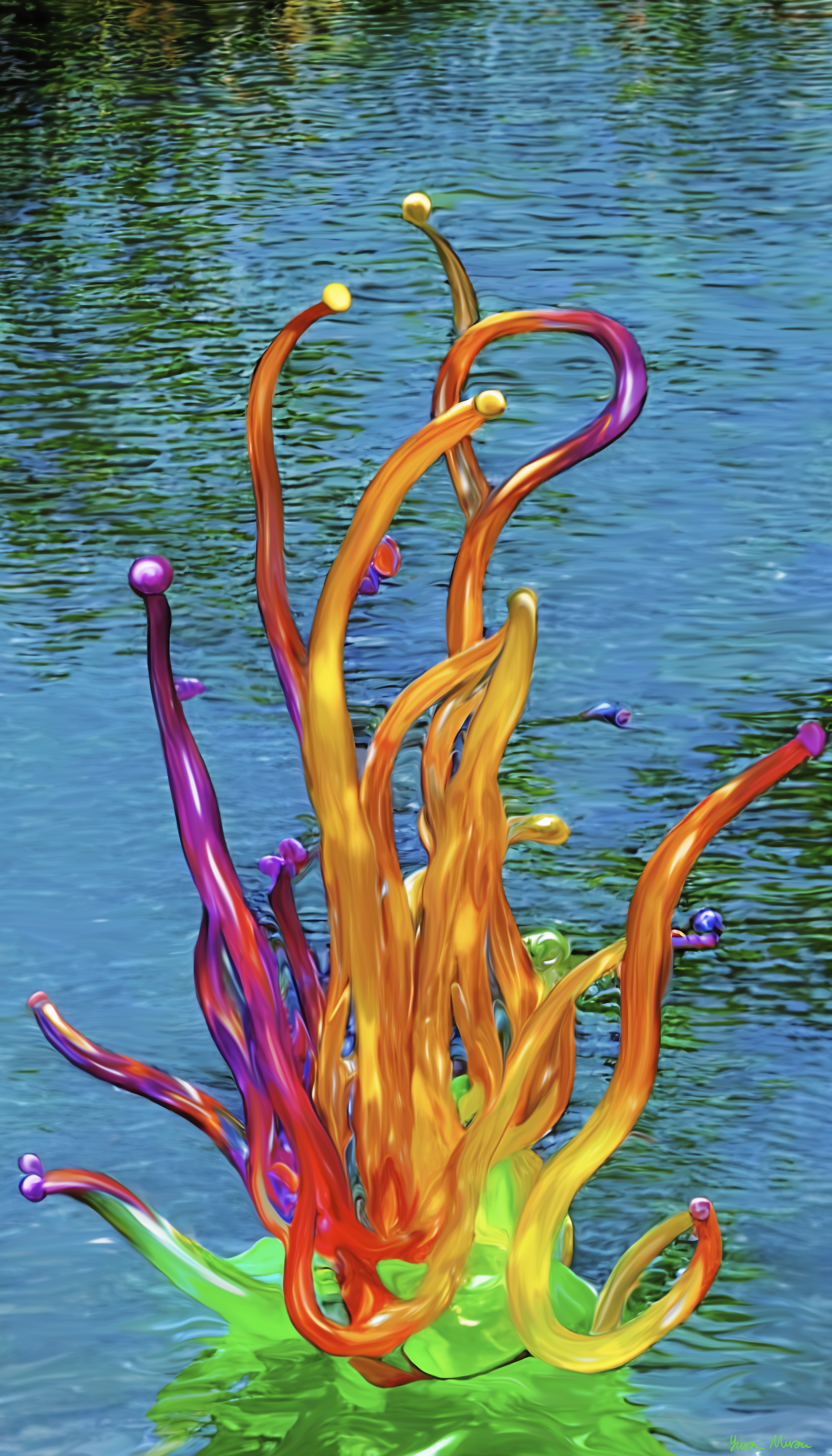 Glass on water #3