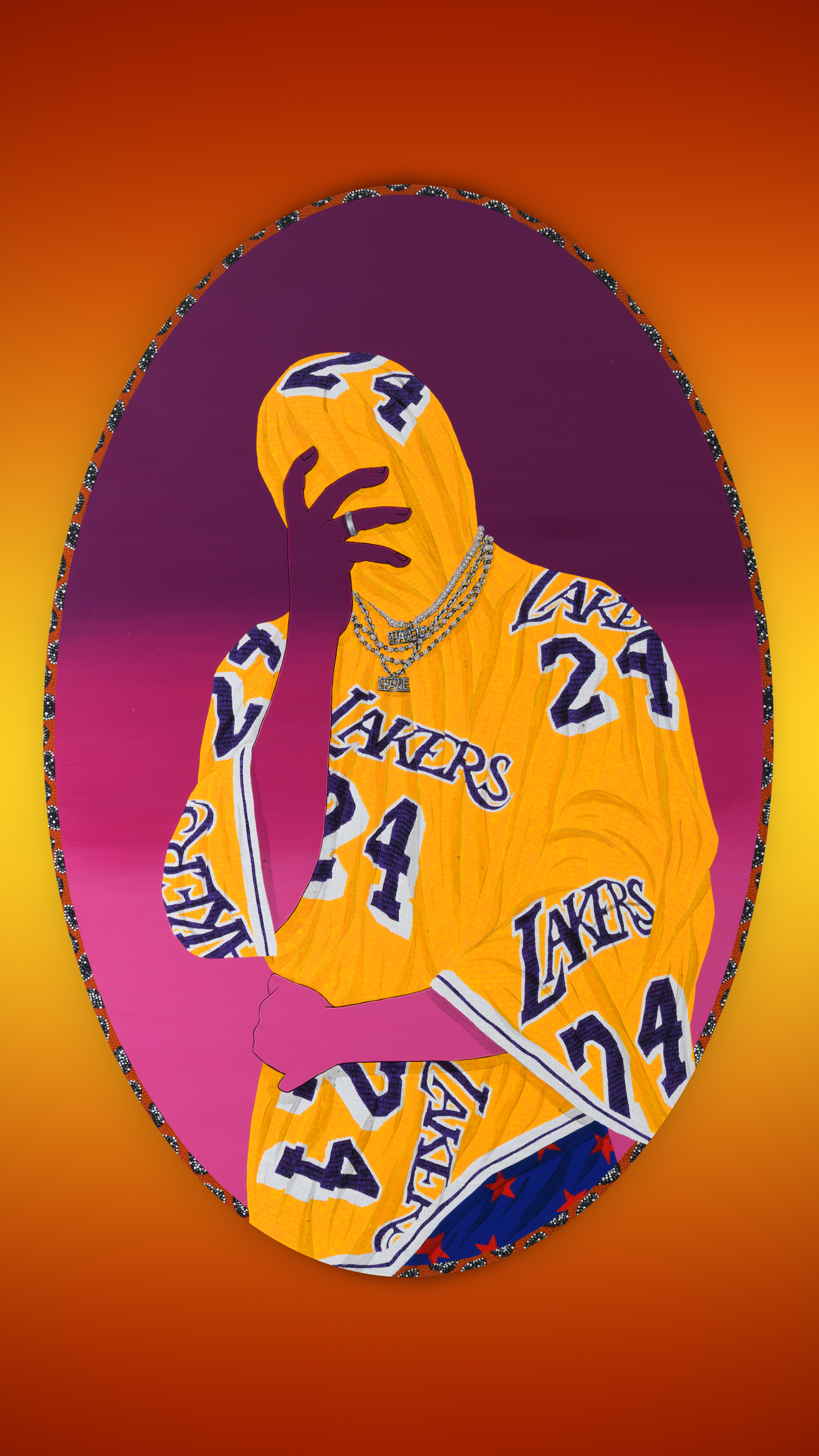 Los Angeles Lakers, Black Mamba, Kobe Byrant Pixel Art - Rarible