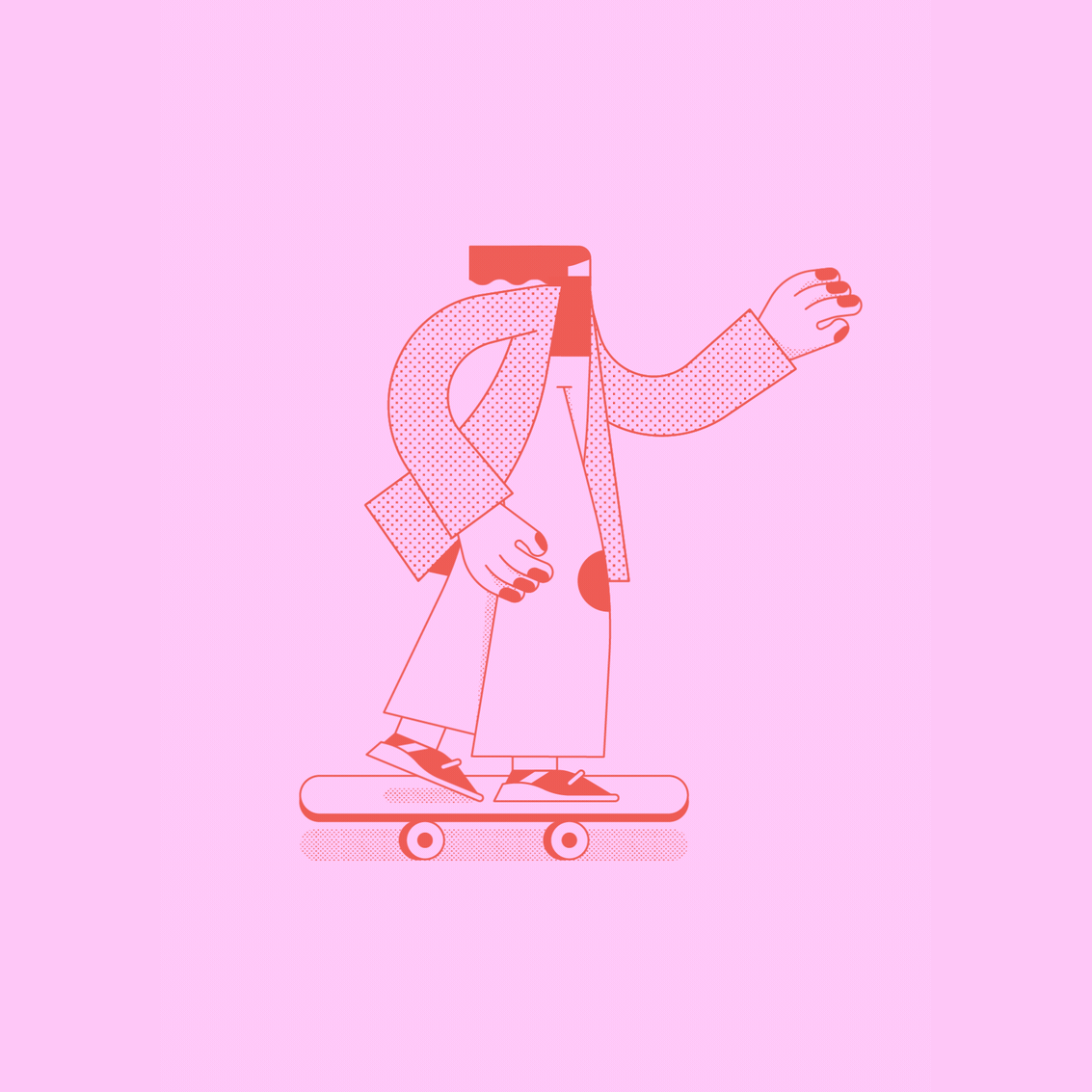 Authentic Digital Art Skate Girl SuperRare