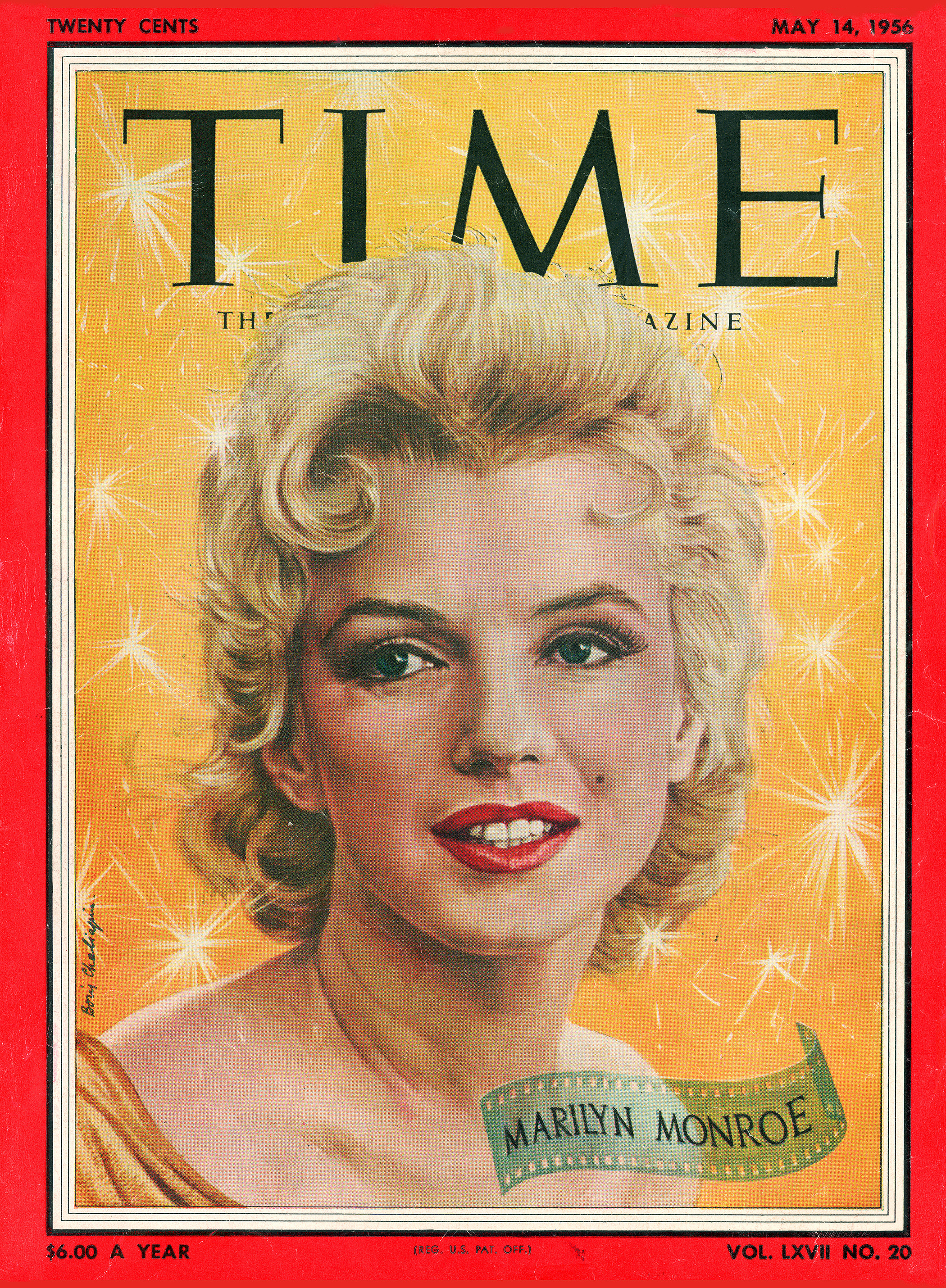 Time - SuperRare Marketplace v2 - TIME Marilyn Monroe - May 14, 1956 - NFT # 31653