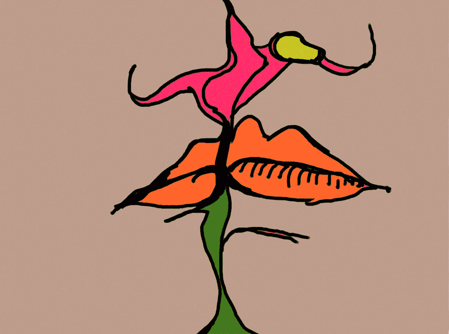 Authentic Digital Art Flower Kiss SuperRare