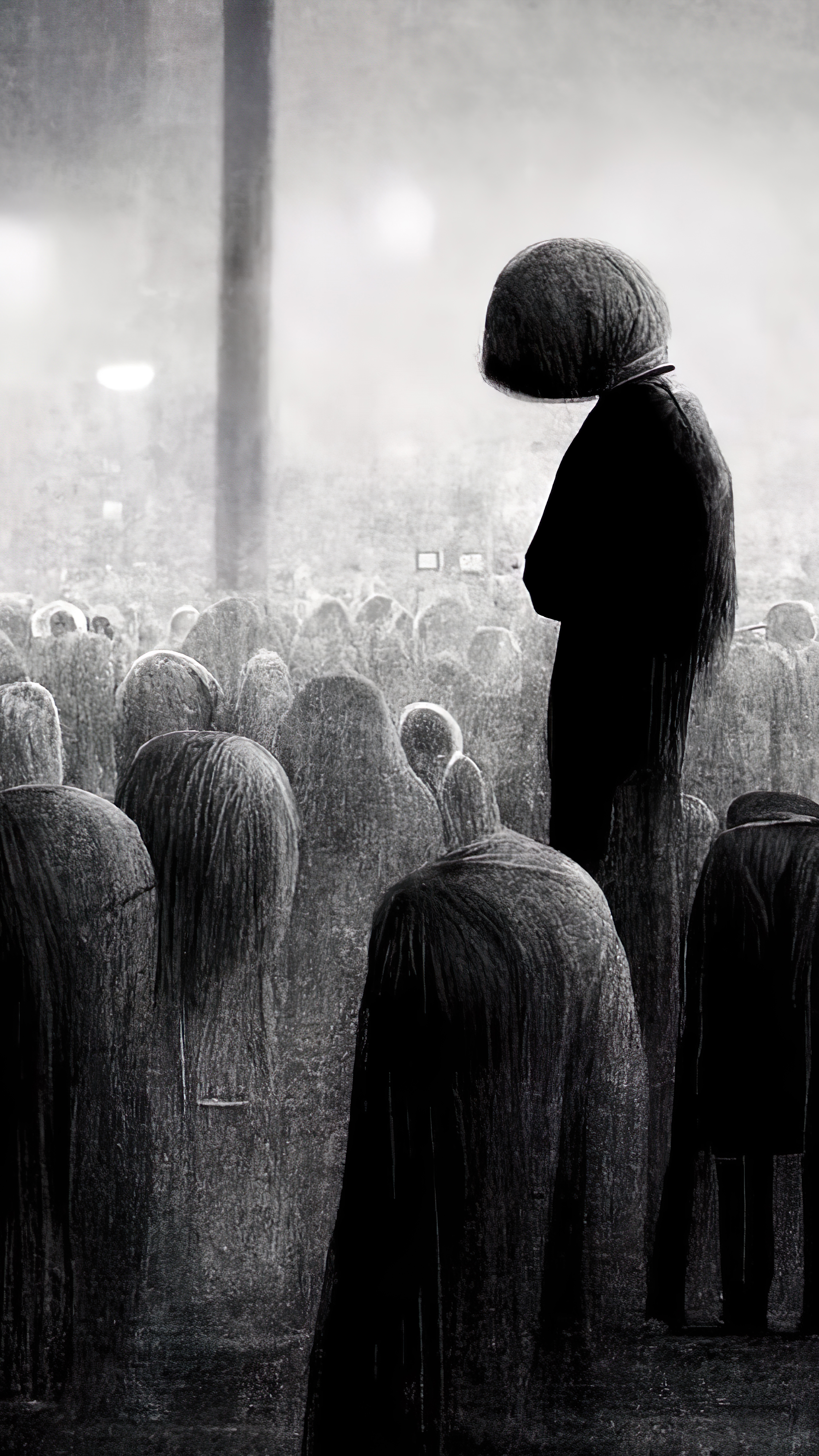 There Are No Faces in the Crowd