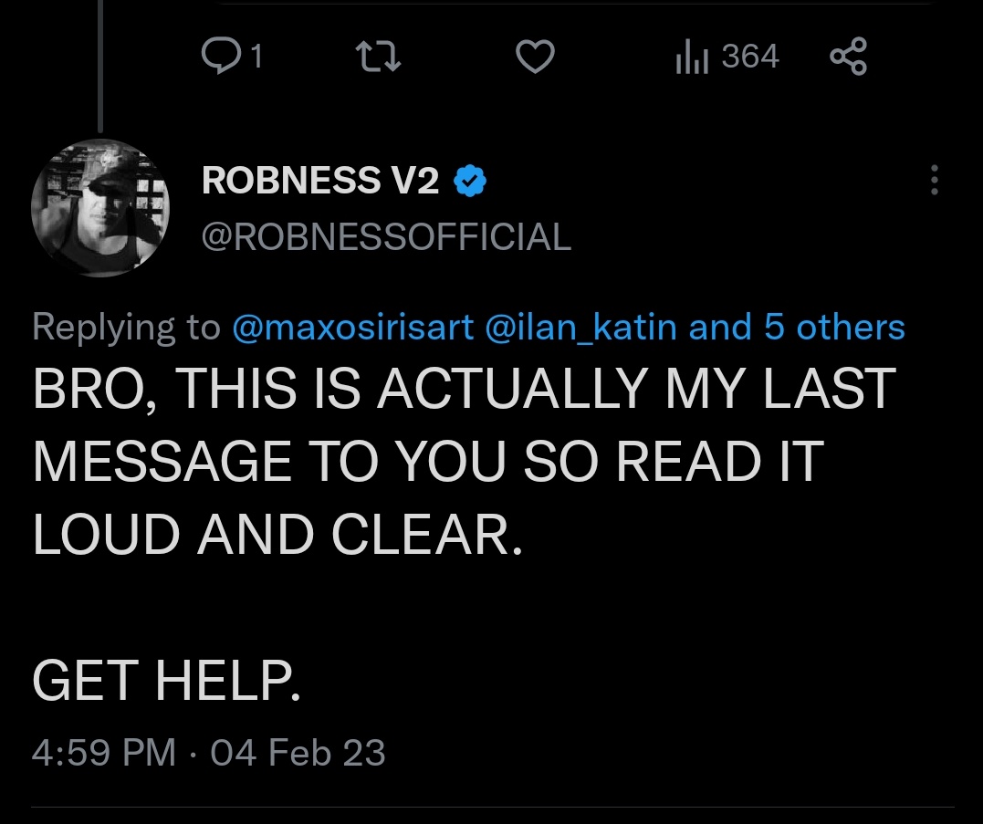 The dying gasps of a CLOUTCHASER