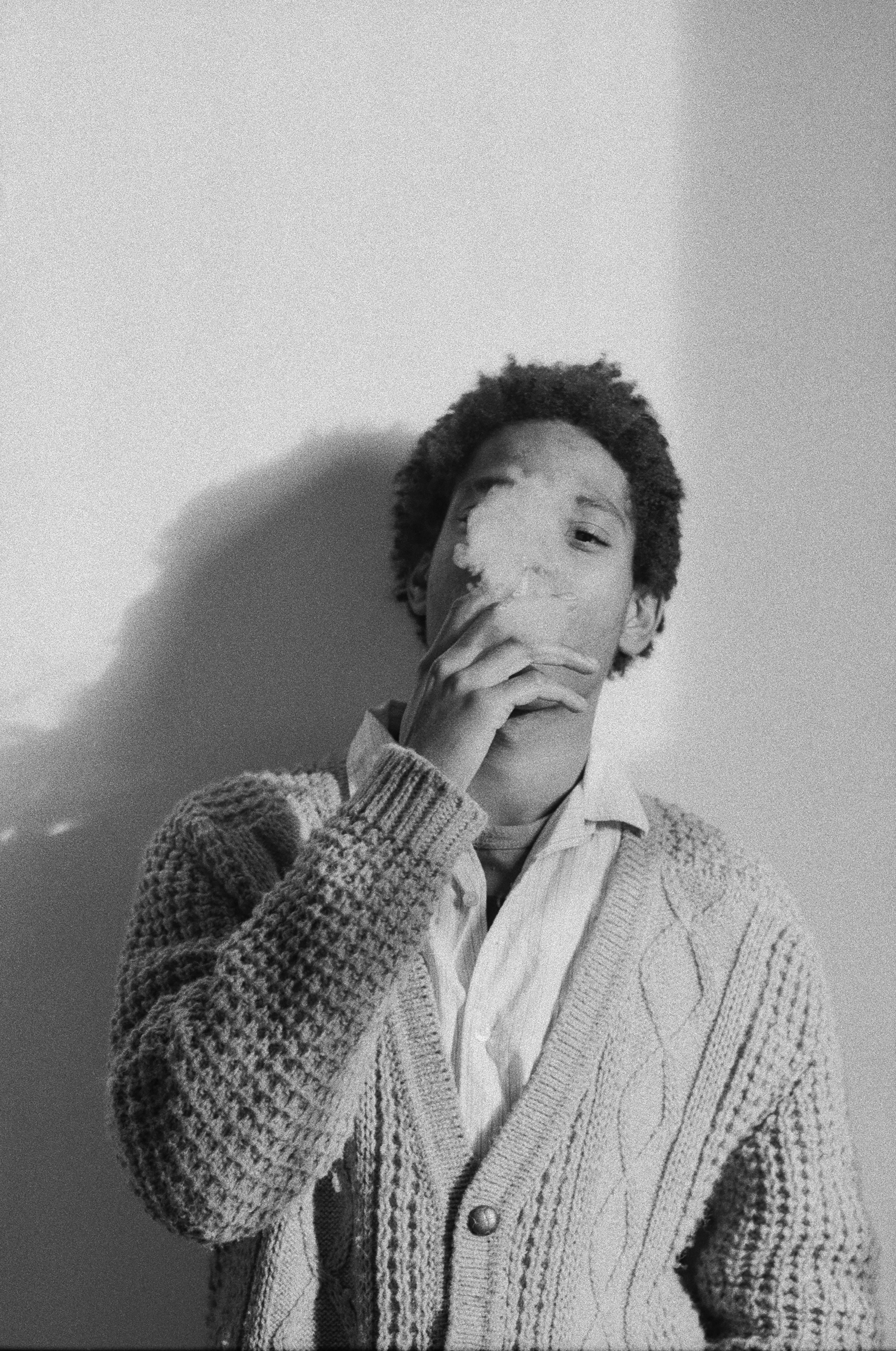Jean-Michel Basquiat Smoking a Spliff