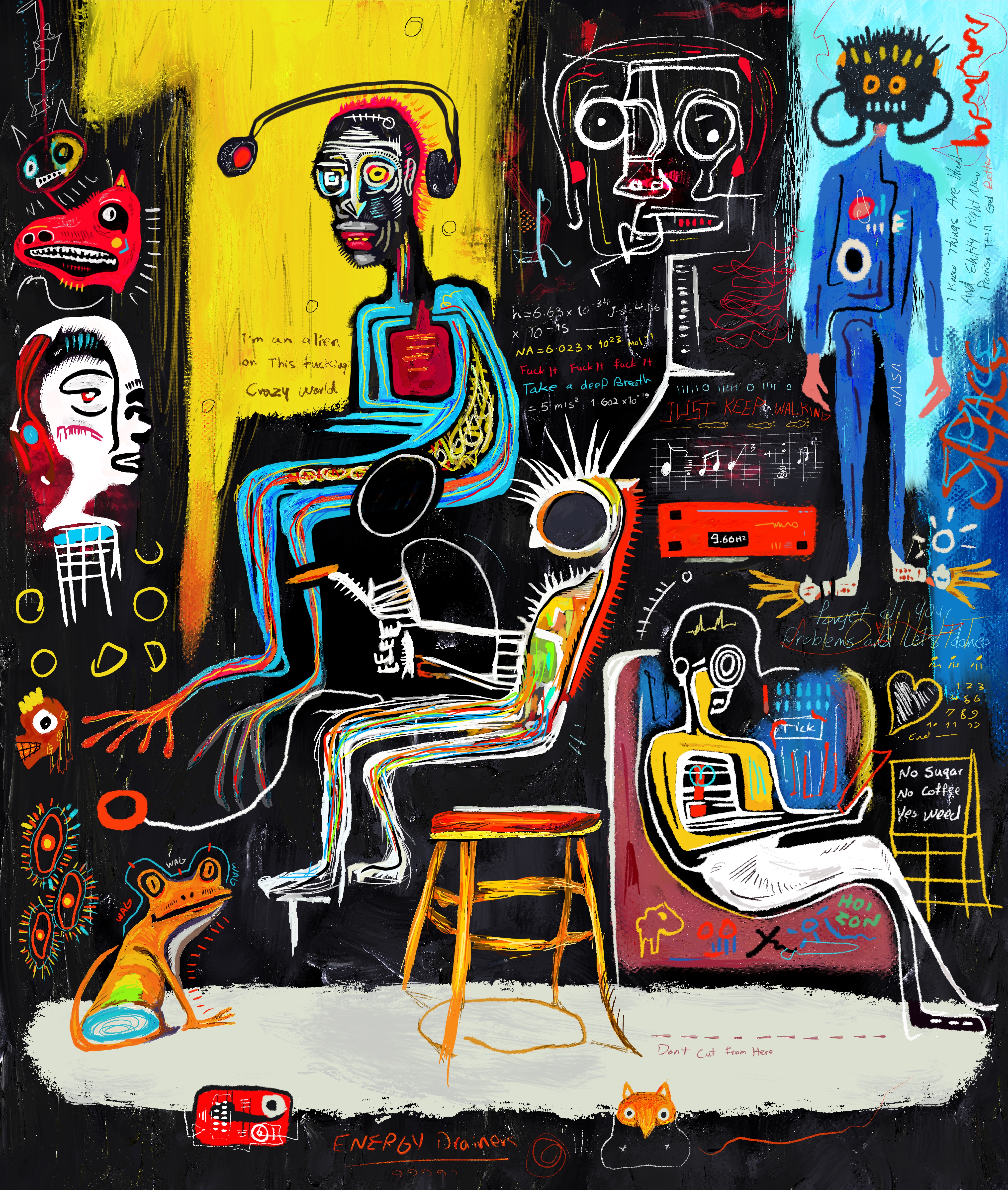 thus, there was a symphony of silence