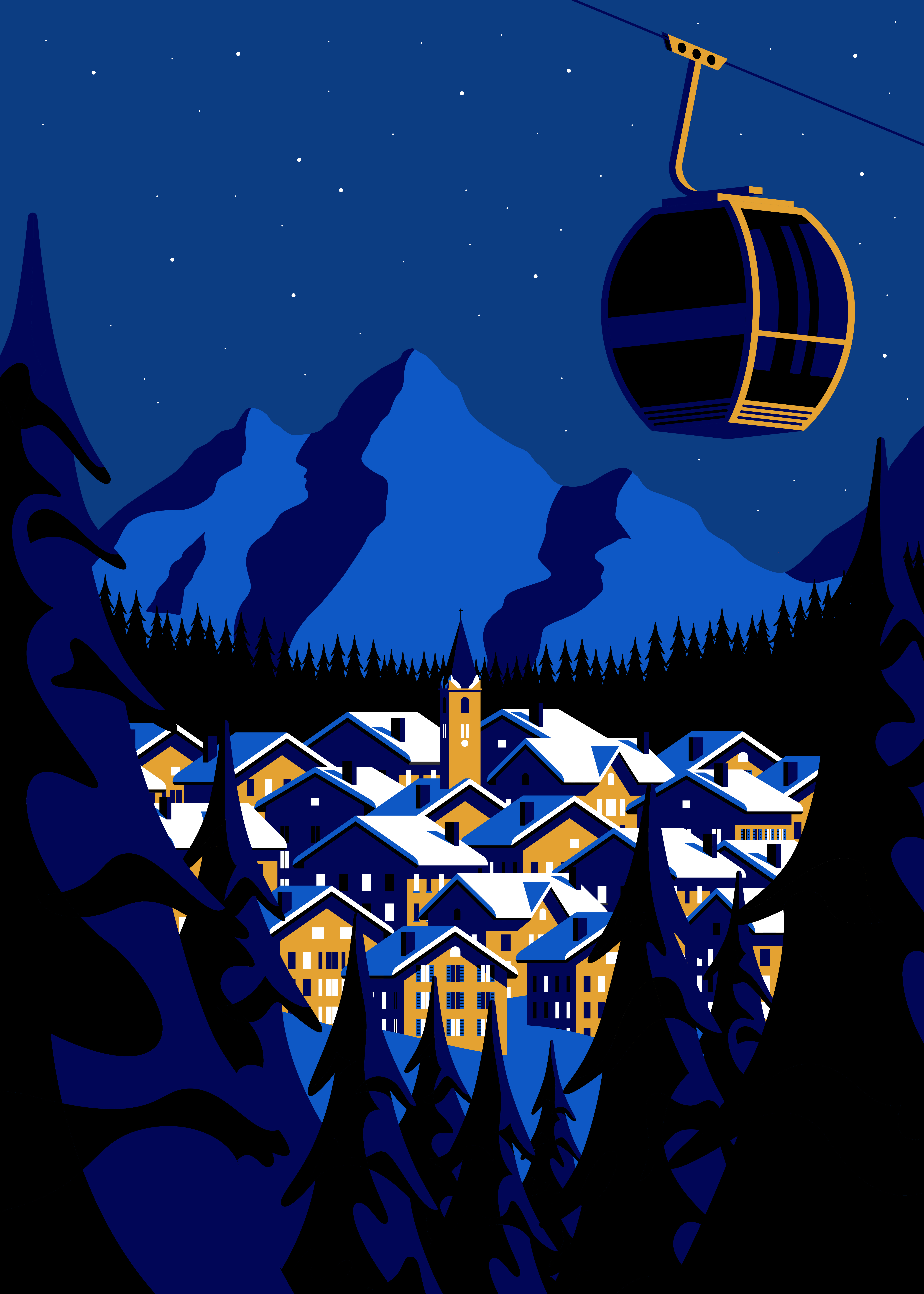 Winter in the Alps
