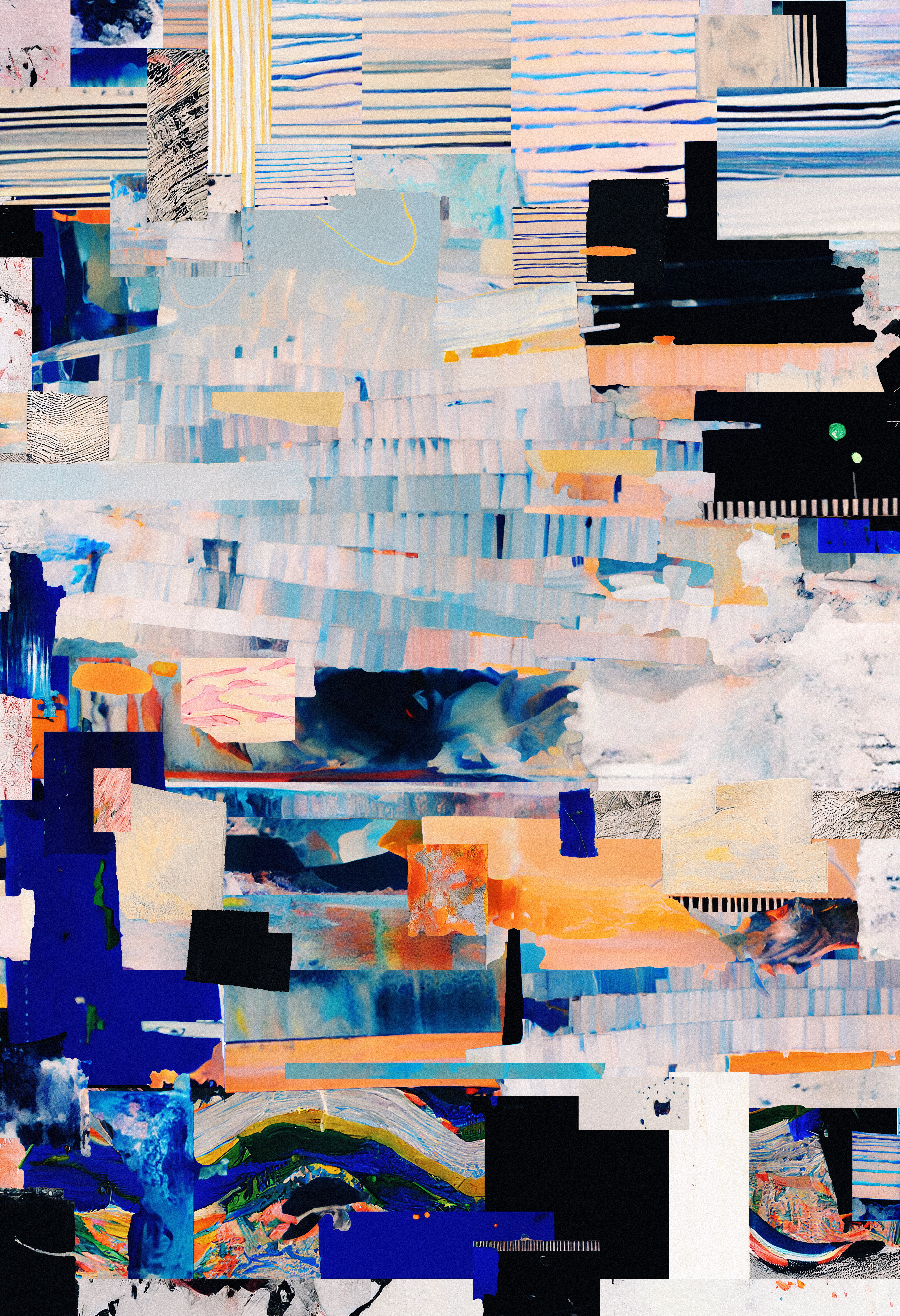 buildings, trees, close to sea