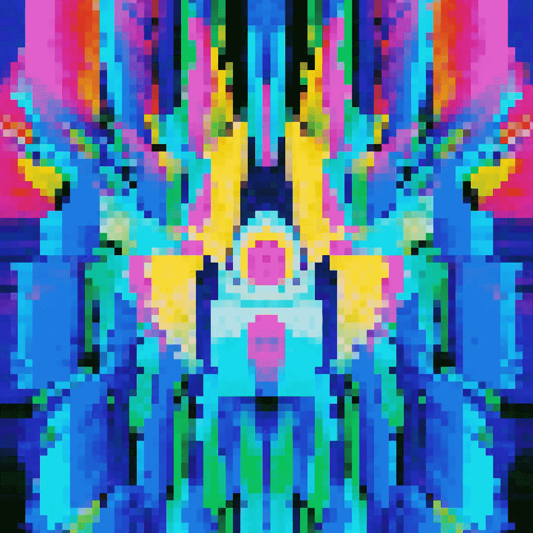 Colorful Waves - pixelation series #2
