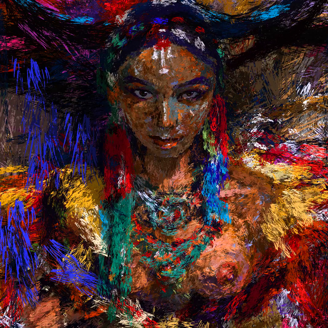 Anna Zhilyaeva - SuperRare Marketplace v2 - Shaman - NFT # 24203