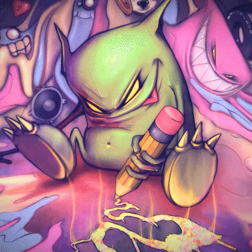 Jon Gooch - SuperRare Marketplace v2 - Scribble - NFT # 30943