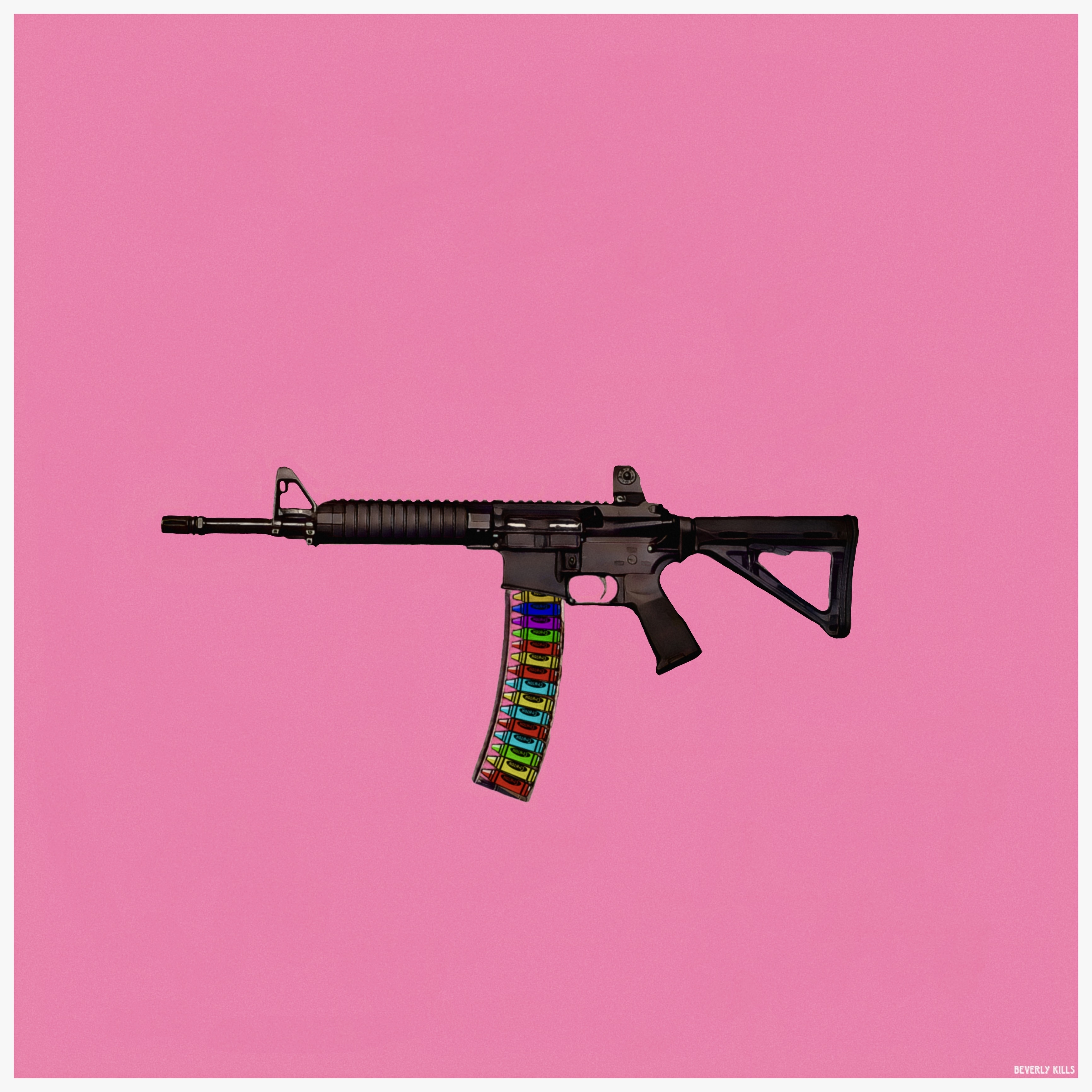 Make Art Not War (AR-15)