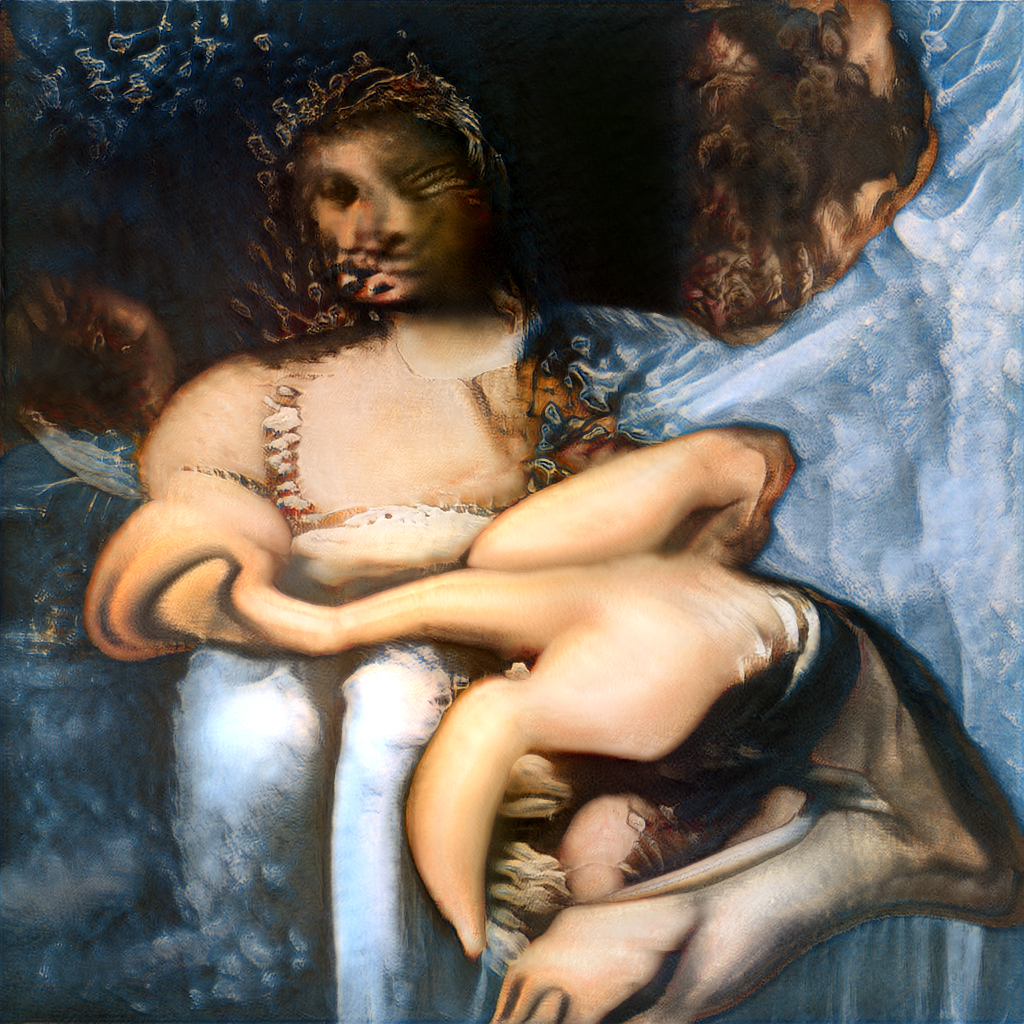BABY CLOUD ANGEL - AI Renaissance Painting #9