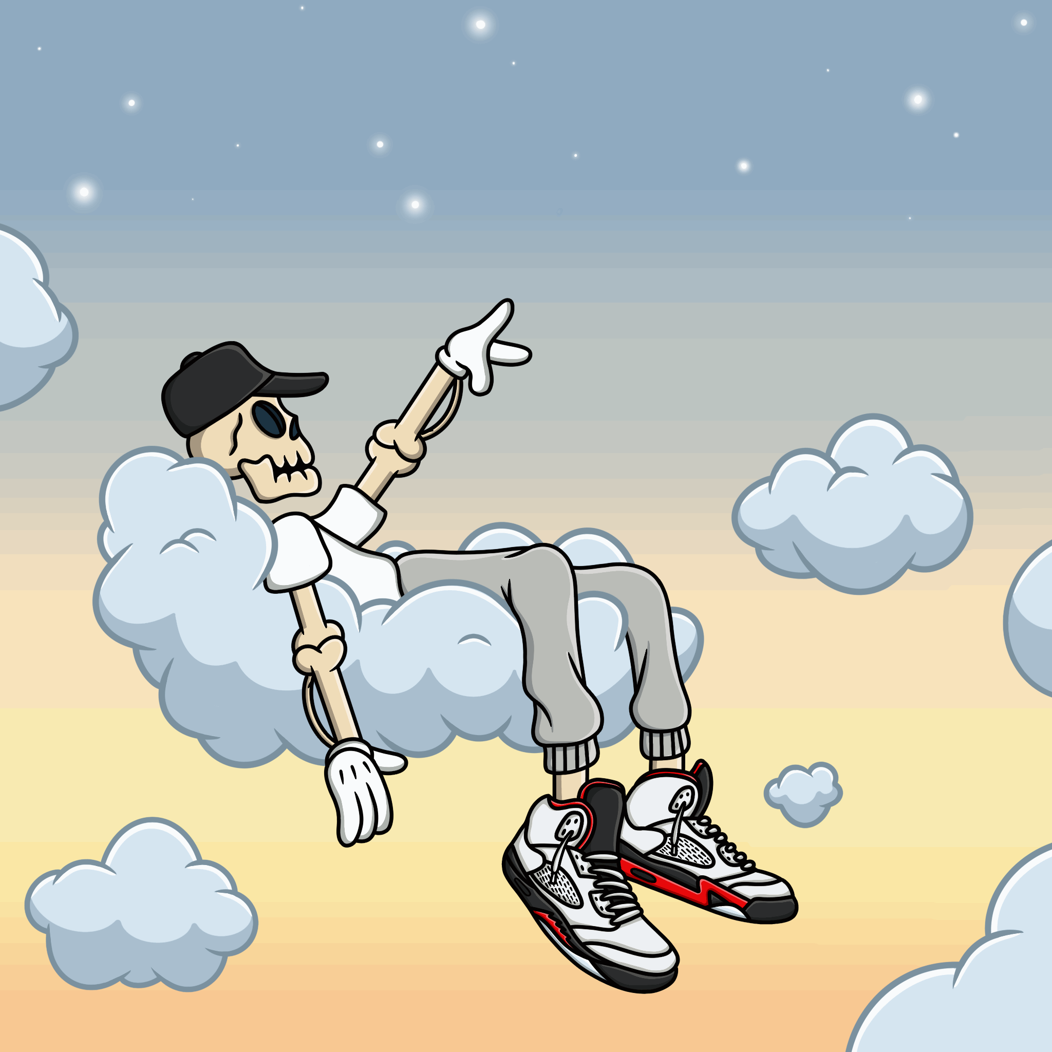 Authentic Digital Art Shoot for the stars SuperRare